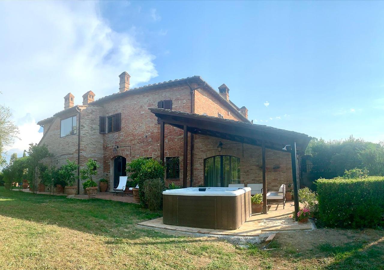 Casa Bianca Gorgeous Tuscan Home Crete Senesi, Siena 阿夏诺 外观 照片